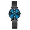 Women's Watch Fashion Analog Watch Simple Dial Waterproof Milanese Mesh Band