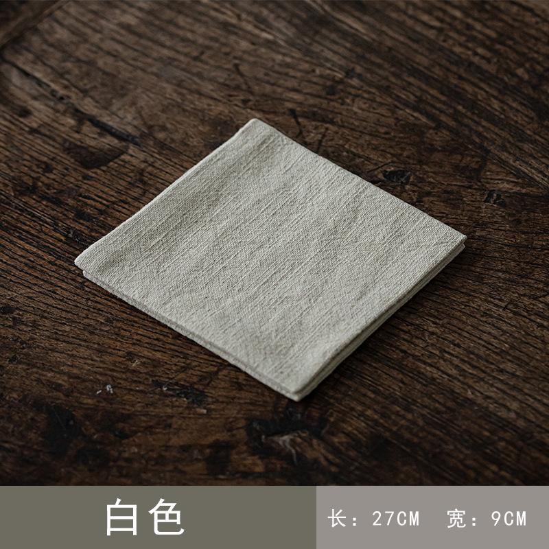 Zen ramie tea towel tea table absorbent towel tea table rag kung fu teapot mat coaster tea set accessories pot towel