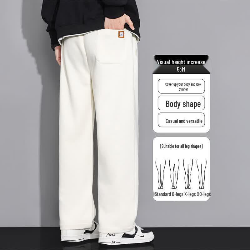 PLAYBOY Men's Loose Straight Leg Casual Sweatpants
