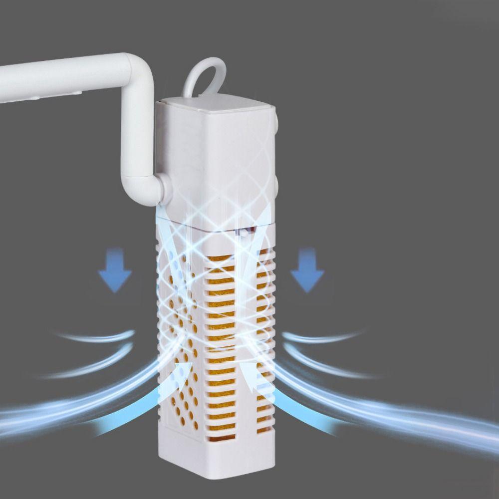 USB Submersible Aquarium Filter Silent Air Pump Wave Maker Aquarium Internal Filter Aquarium