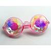Party Sunglasses Clear Sunglasses Eyewears Plastic Round Glasses For Fashion Show Cosplay Festival Concert Club Costume