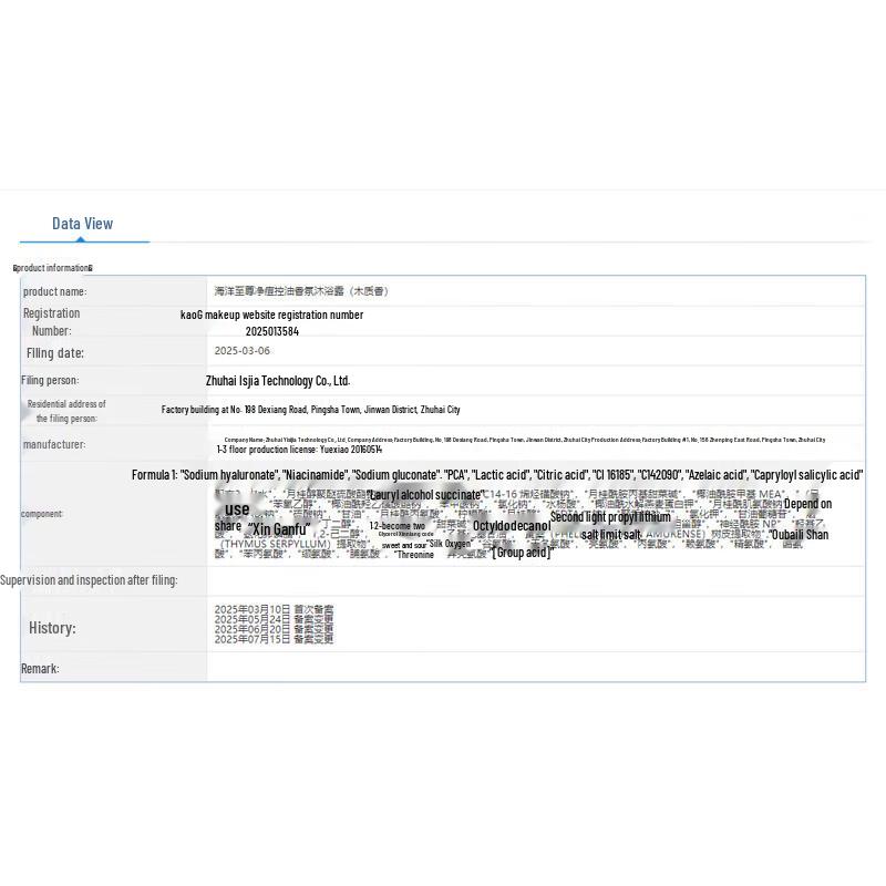 Ocean Supreme Men's Oil Control & Acne-Clearing Shower Gel, Woody Scent