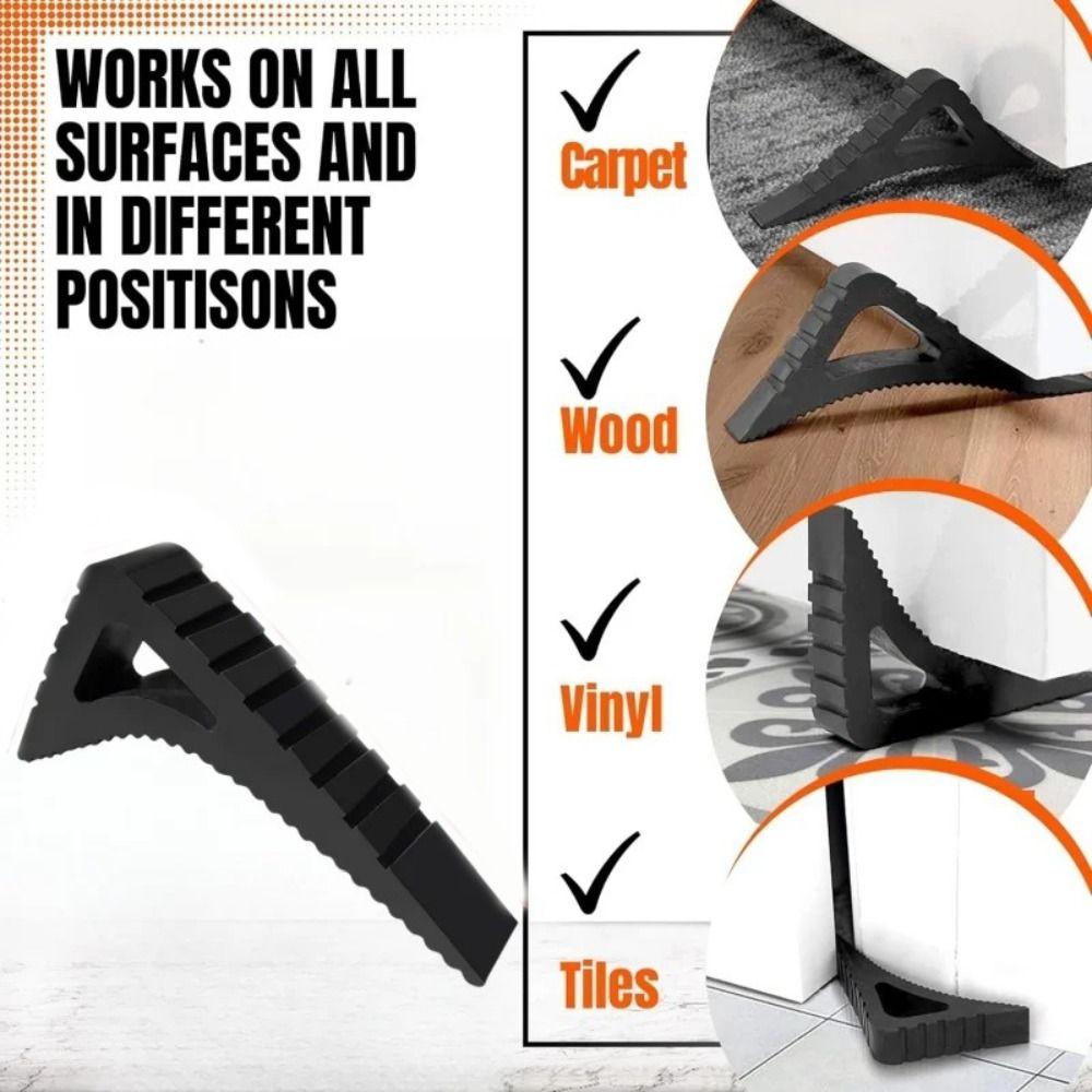 Door Protection Door Wedge Anti-slip Door Handle Stopper Doorstop Accessories