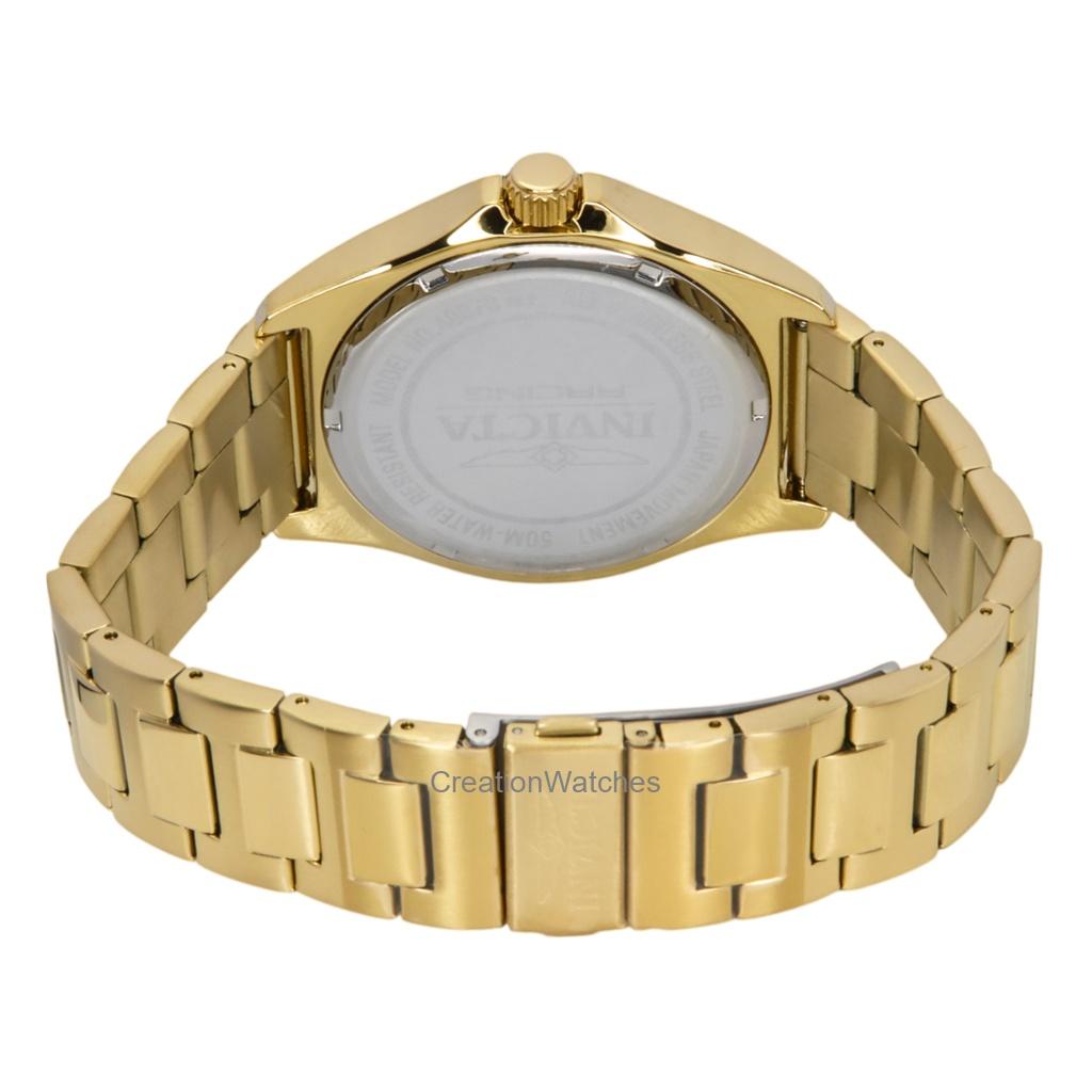 Invicta Racing Gold Tone Stainless Steel Green Dial Quartz 48870 Men's Watch