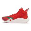 Li Ning CJ-1 McLemore 1ª Geração Durável Respirável Cano Médio Sapatos de Basquetebol Masculinos Sapatos de Basquetebol Vermelho ABAR019-1