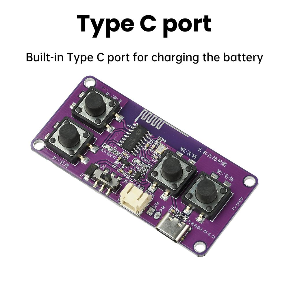 4-channel 2.4G Wireless Remote Control Receiver Board Set, Toy Car Model, Ship Model, Tank DIY Remote Control Accessories