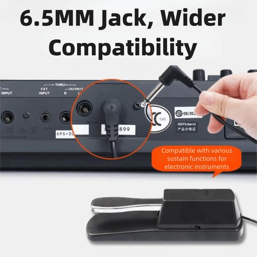 Stable Sustain Pedal Easy Installation Universal Single Pedal  Live Performance