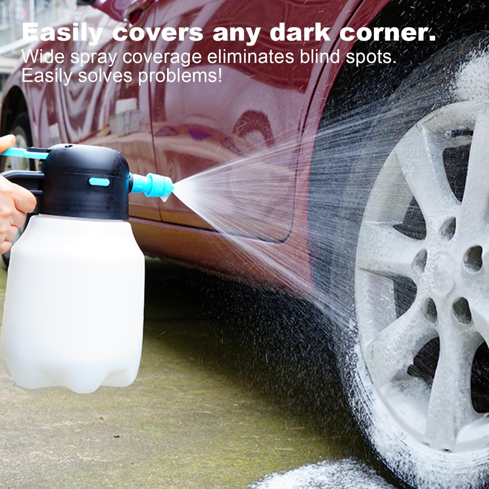 

Аккумуляторный пенный распылитель 1,8 л Беспроводная пенная пушка USB Перезаряжаемый пенный распылитель для патио, сада, полива, сельского хозяйства, автомобиля CN