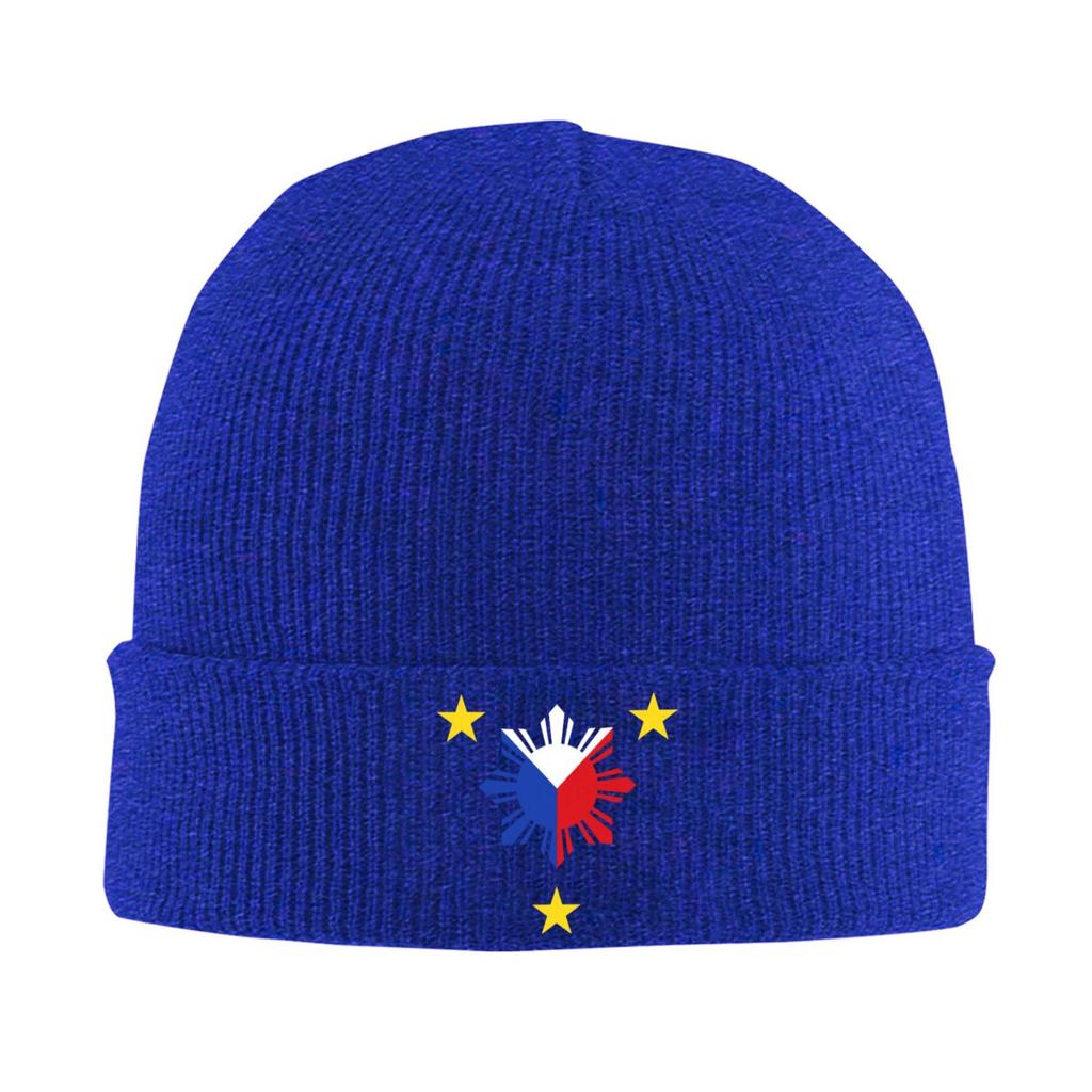 The Philippines Beanie Hats Men Women Retro Kpop Knitted Hat Autumn Winter Custom Warm Soft Caps For Outdoor Camping