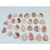 15-19MM 335Cts. Natural Rhodochrosite Pear Cabochon Loose Gemstone 26Pcs Lot C-884