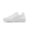 Nike Womens Air Force 1 PLT.AF.ORM 'Triple White' (women's sizes) White / Summit White / White / White Skate Shoes DJ9946 100