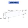 Acrylic Monitor Stand Risers Table Space Saving Printer Organizer Computer Storage Lifting Rack for Home and Office