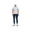Under Armour Iso-Chill Rundhals Bedrucktes Lasergeschnittenes Kurzarm-T-Shirt Damen T-Shirts Weiß 1376818-100