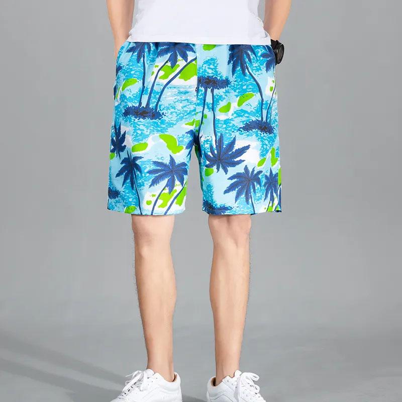 Men's Shorts Summer Beach Pants Men's Large Size Loose Quick-drying Sweat-absorbent Five Pants Outer Wear Fashion Casual Shorts