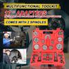 22pcs Universal Car Disc Brake Cylinder Adjuster Front and Rear Tooth Brake Pads Replacement Tool Brake Piston Return Tools Kit
