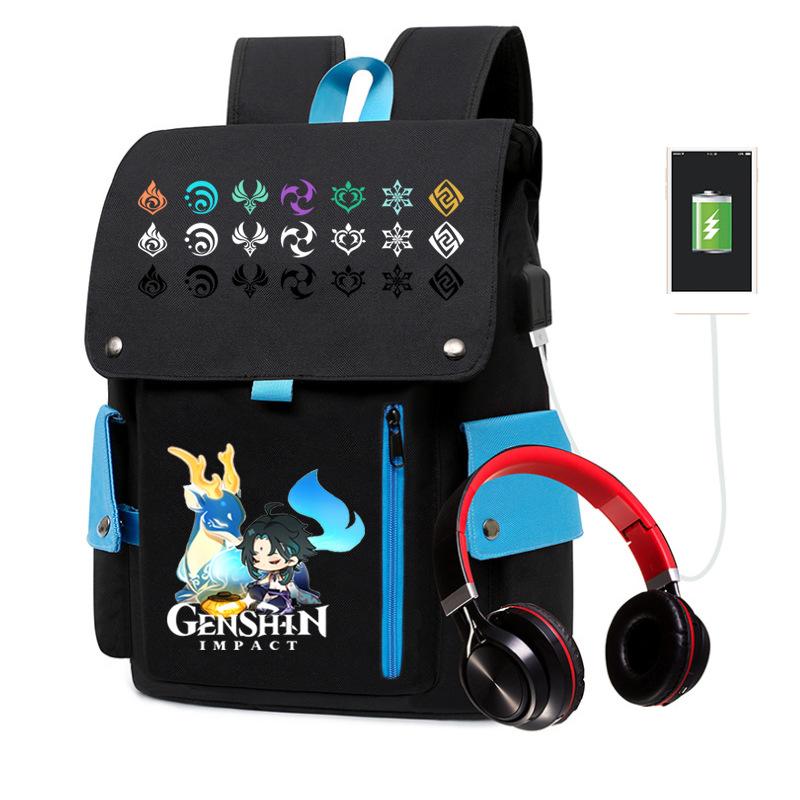 Elementary school students in grades 1-6 waterproof large-capacity schoolbag adolescent Yuanshen backpack