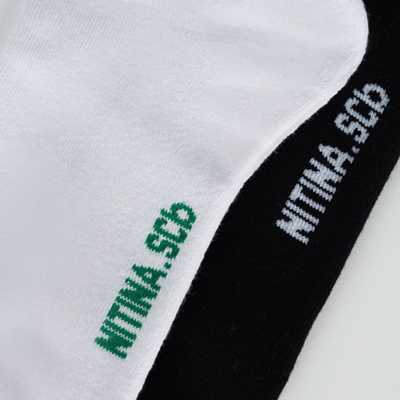nitina [GIFT PACK] Logo Crew Socks 2set (Men's)