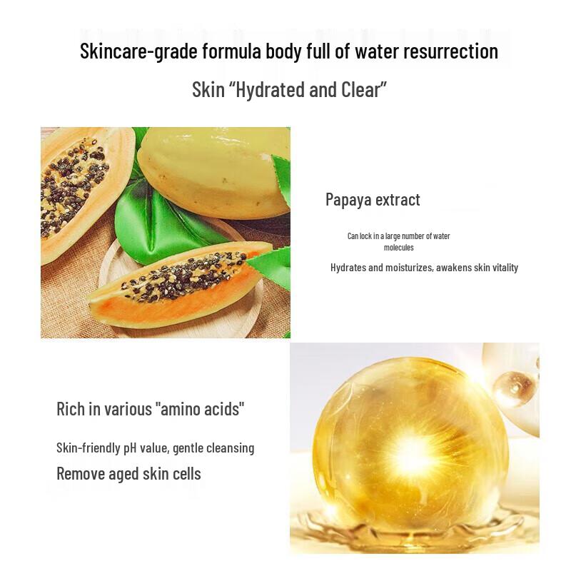 Asaka Papaya Amino Acid Shower Gel