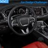 For Dodge Challenger 2015-2022 Forged Carbon Fiber Dashboard Speedometer Panel Decorative Cover Car Interior Accessories Sticker