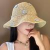Beach Flower Floppy Hat With Sun Protection For Summer Vacation Women