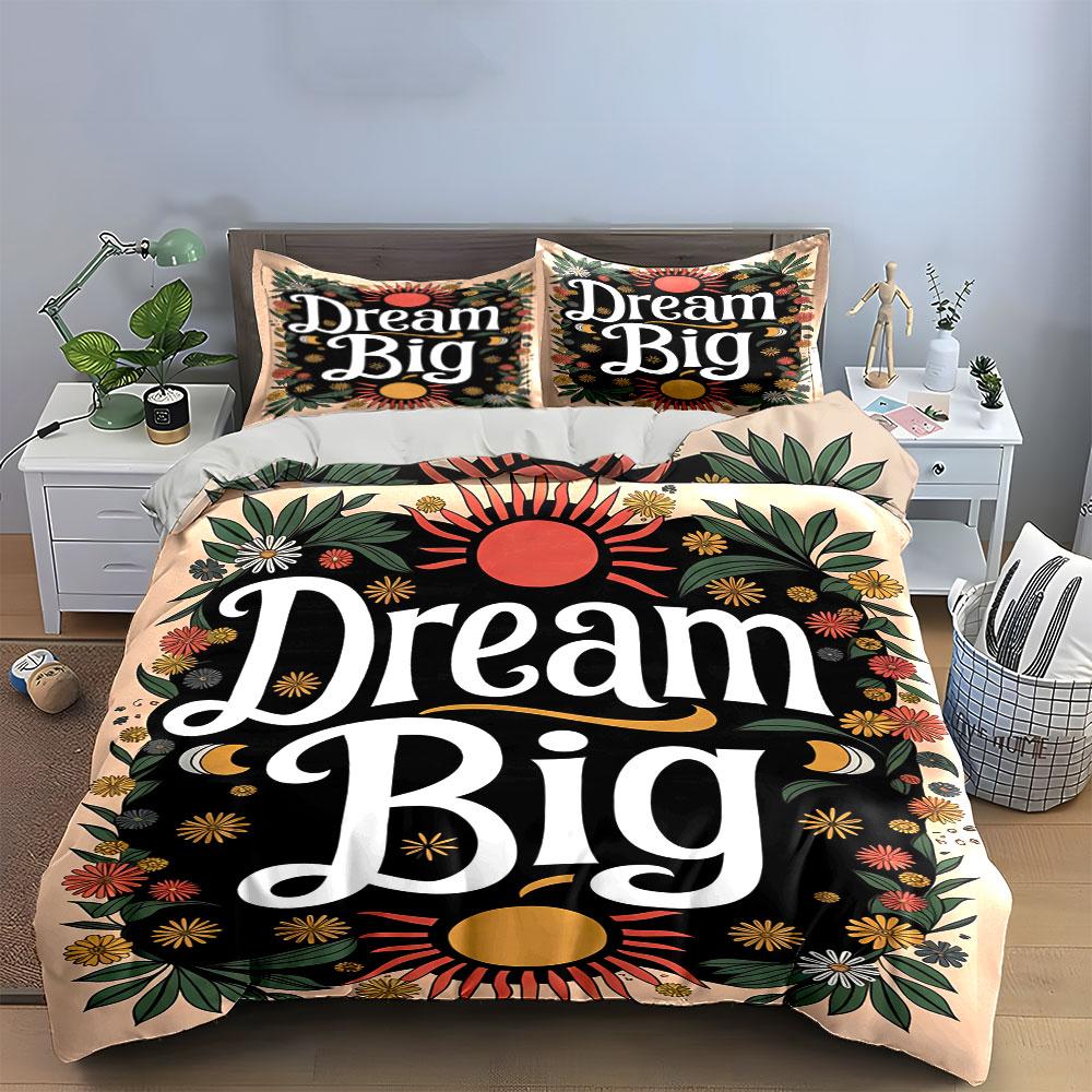 Sun, moon, floral elements. Bedding sets Duvet cover sets Duvet covers Pillowcases(1 * Duvet Cover 2 * Pillowcases without duvet insert)