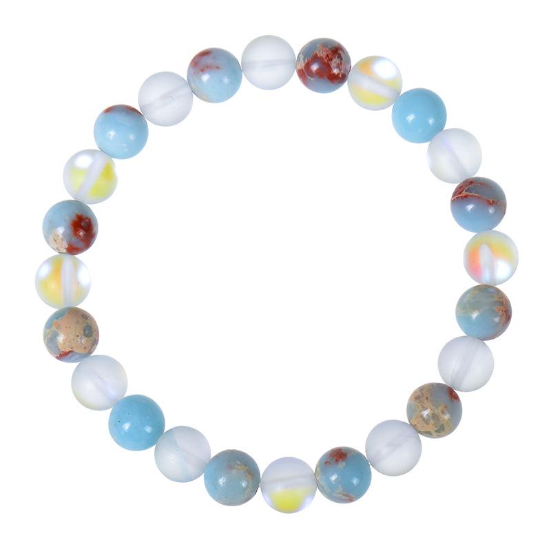 Natural Shoushan Stone Bracelet, Handmade, Shimmering, Frosted Stone, Beaded Bracelet, Health Bracelet