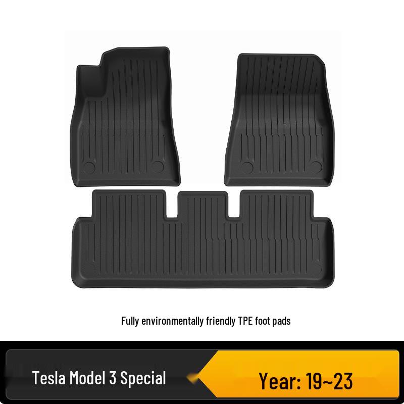 Tesla Model 3/Y Facelift Eco-friendly All-Weather TPE Car & Trunk Mats