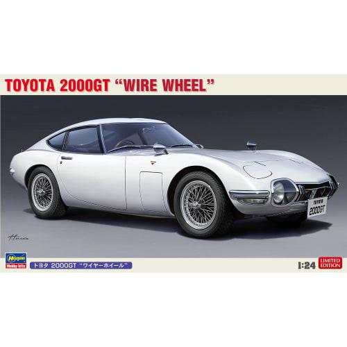 Hasegawa 1/24 scale Toyota 2000GT wire wheel plastic model kit 20617