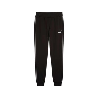 Soft Skin-Friendly Fitted Simple Cuffed Casual Pants Men Bottoms Black 687535-01