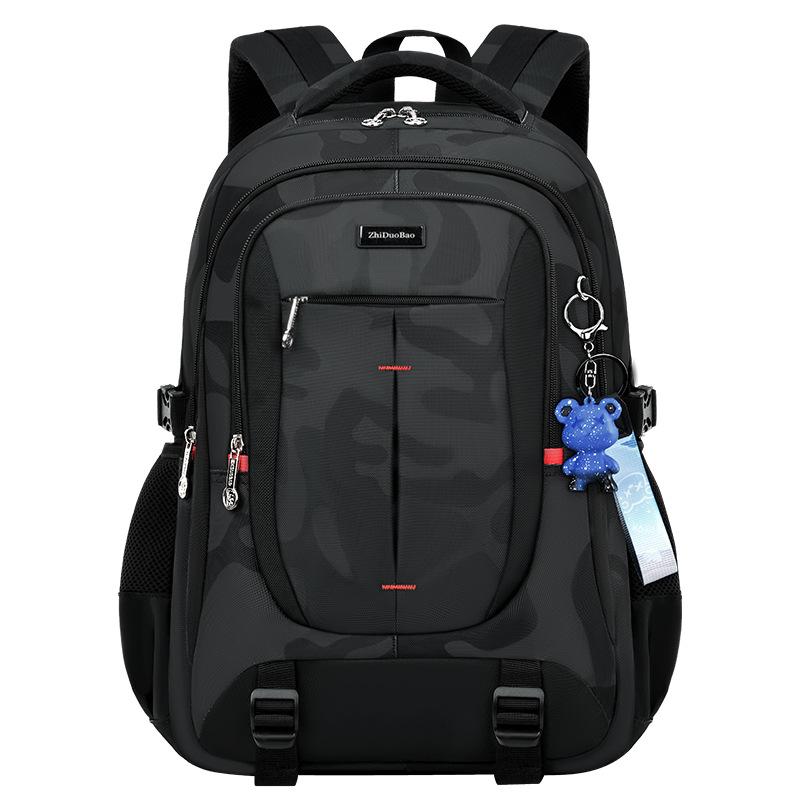 Junior High School Student Schoolbag Boys Middle School Student Large Capacity Male High School Student Burden Reduction Travel Backpack