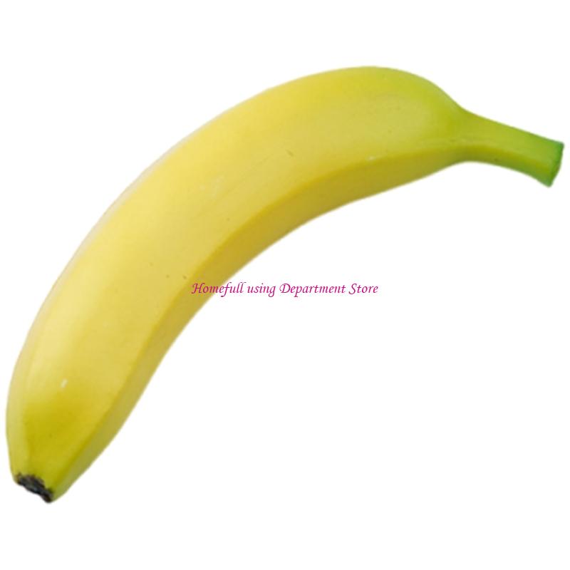 

Artificial Banana Realistic Simulation Banana Fruit Decoration Educational Fruit Toy for Shop Display Kitchen Decoration