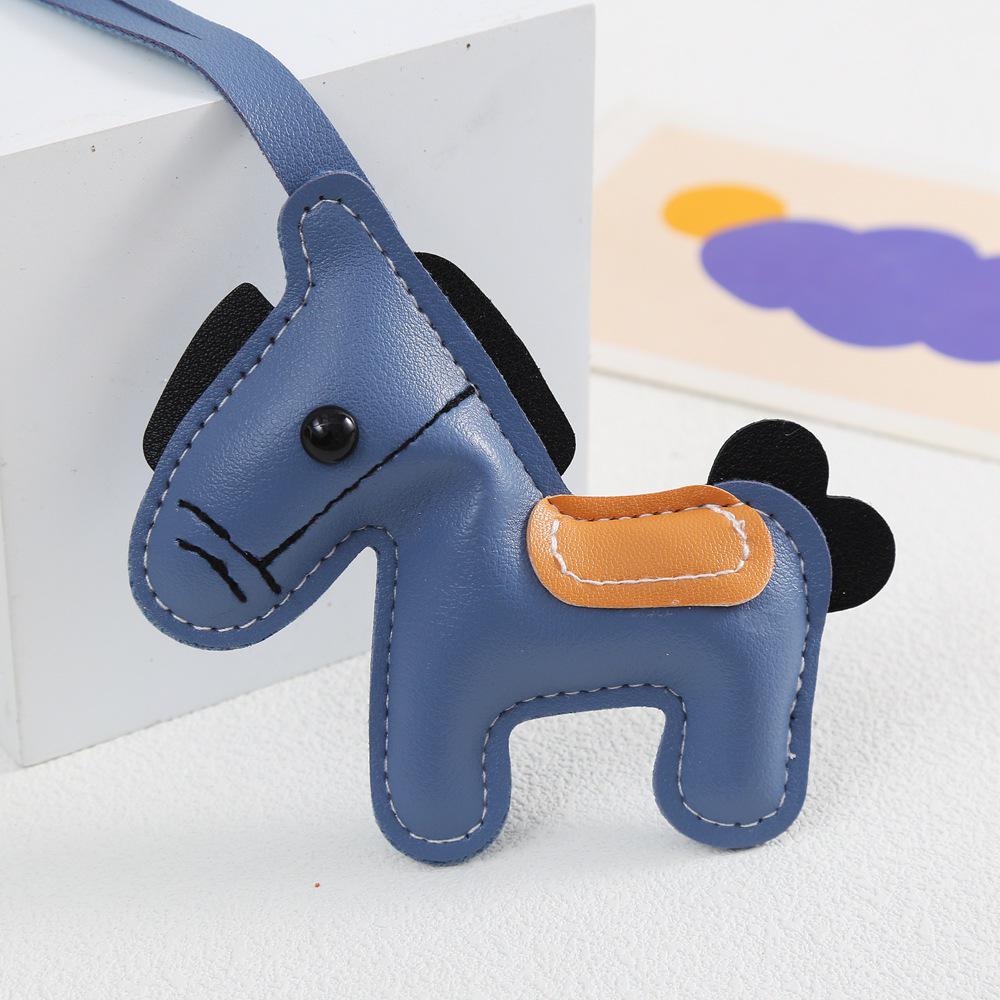 Neuer reicher Stil Lederpuppen-Rucksack Schlüsselanhänger Schmuck