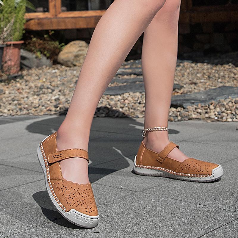 Sandali Donna Estivi Verdi Scarpe da Escursionismo Outdoor Marroni Sandali Bassi da Spiaggia Casual Morbidi Sandali Romani Rossi per Ragazza Taglie Forti