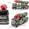 Army Toys Militär-LKW mit 6 abschussbaren Raketen, Druckguss-Spielzeugfahrzeuge, Modellautos mit Licht und Geräuschen, Pull Back and Go-Geschenk