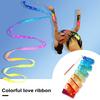 Rhythmic Gymnastics Ribbon Vibrant Color Extra Soft Smooth Flexible Dancer Wand Twirling Dance Streamer for Kids