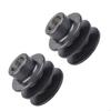 28GC 2pcs Belt Pulley Engine Pulley Easy Installation 54mm/56mm Diameter Double Grooves Pulley A Belt for 168F 170F Engine