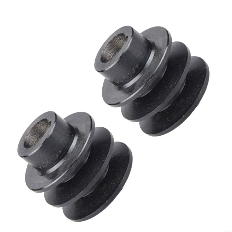 28GC 2pcs Belt Pulley Engine Pulley Easy Installation 54mm/56mm Diameter Double Grooves Pulley A Belt for 168F 170F Engine