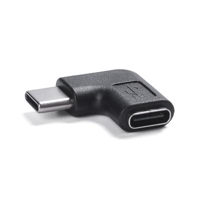 90 Degree Right Angle USB C Adapter Type C Female To Male Coupler 10Gbps Data Transfer 5A Charging for Laptops Phones