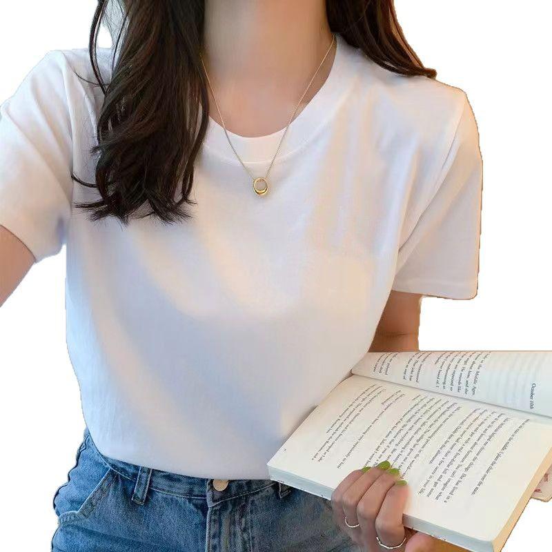 Women's Trendy Korean-Style Short-Sleeve T-Shirt (Summer 2025, Loose Fit, Versatile)