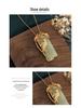 Chinese Court-Style Magpie & Flower Jade Pendant Necklace