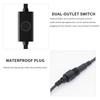 Poignées de guidon de moto chauffantes 5 vitesses Housse de poignée chauffante électrique Étanche IP67 Poignée chauffante pour guidon de moto pour l'hiver