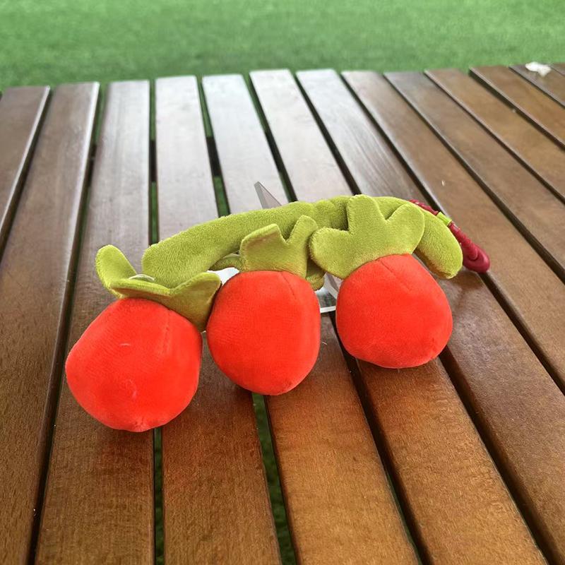 Creative Fun Fruit Plush Doll Home Bedroom Companion Ornaments Cute Doll Pendant Keychain Backpack Decoration Birthday Gift