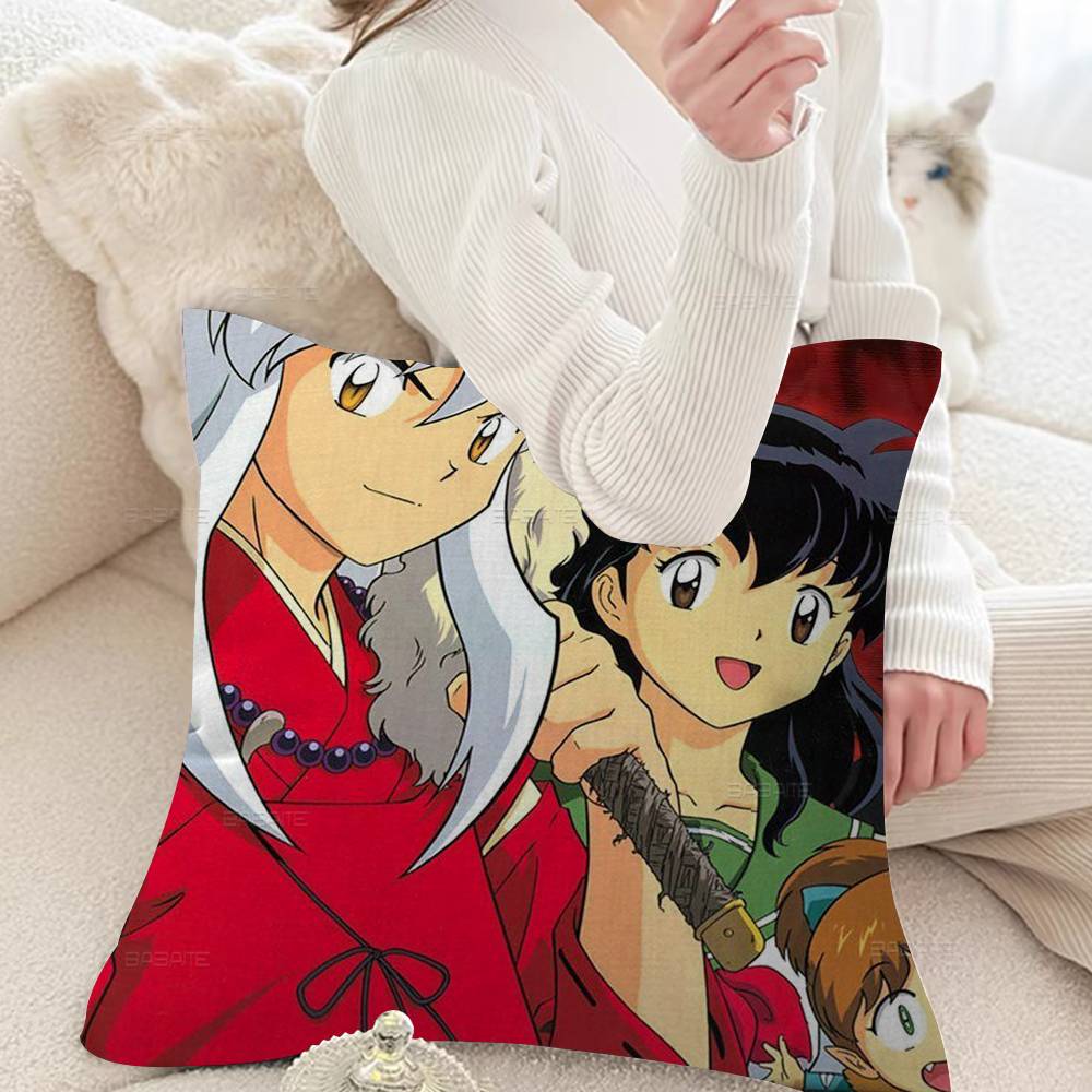 I-Inuyasha Anime Pillow Anime Pillow Sofa Bed Head Pillow Cover Cushion Cover 45x45 Cm Fashion