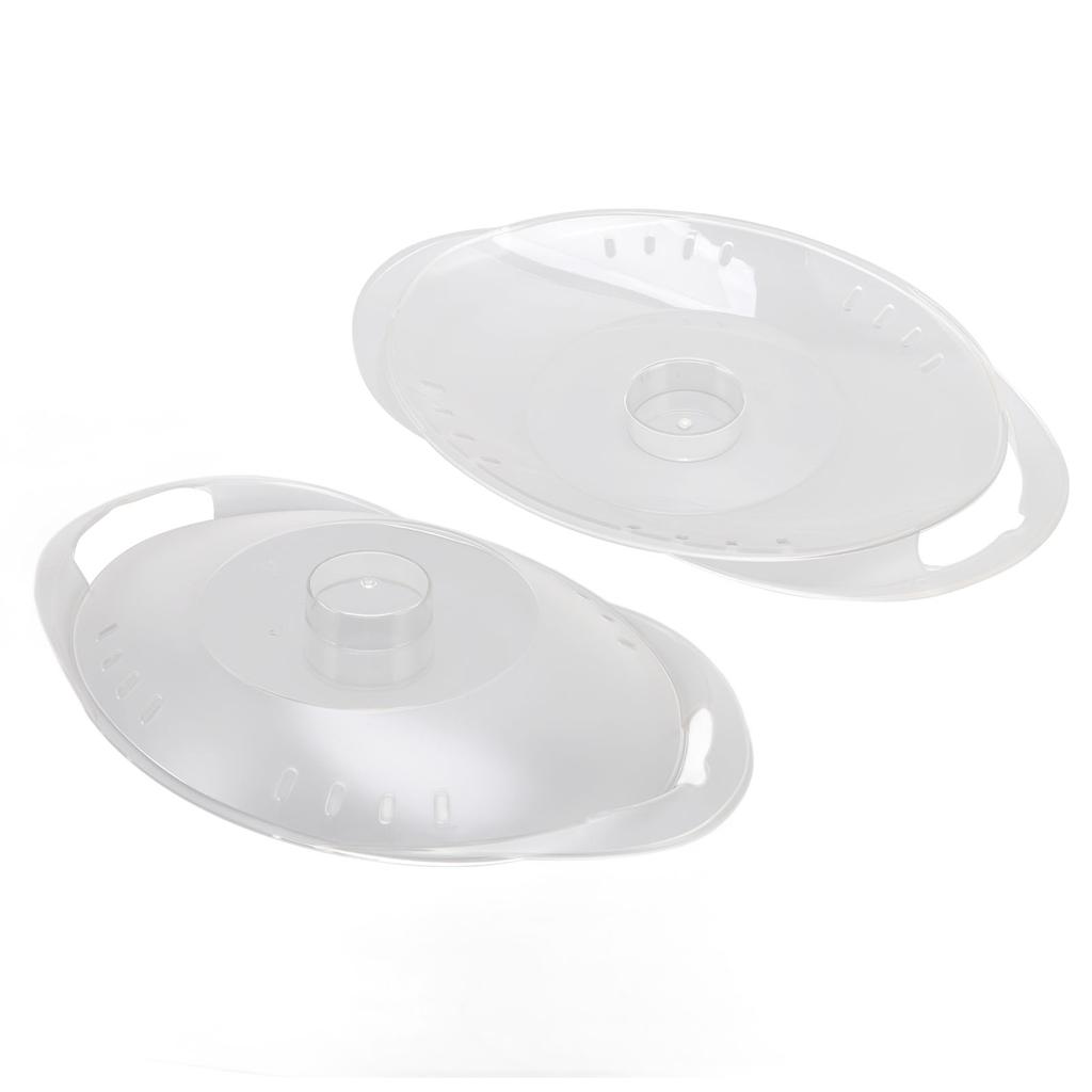 Transparent Steaming Pan Cover PCTG Heat Resistant Steaming Pan Cover Food Processor Parts for