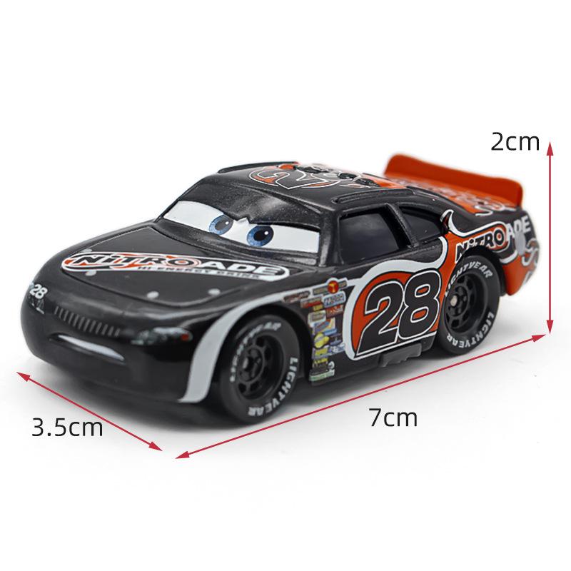 Mixed Batch Alloy Racing Car Models: White Apple 51, 4, 8, 28, 36