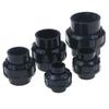 1/5 st 20/25/32/40/50 mm Svart PVC-koppling Garden Bevattningsrör Direktkopplingar Akvarium Avloppsrör Rak koppling