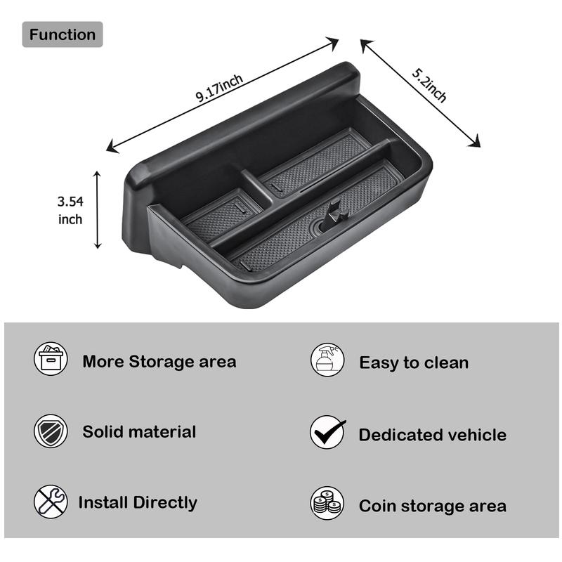 Center Console Dashboard Organizer For -2024 2025 Nissan Rogue S/SV/SL Dashboard Storage Box Tray Interior Car Accessories