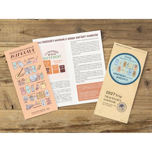 Traveler's Notebook Refill 2027 A5 Slim Vertical 14496006 (Starting In January 2027)