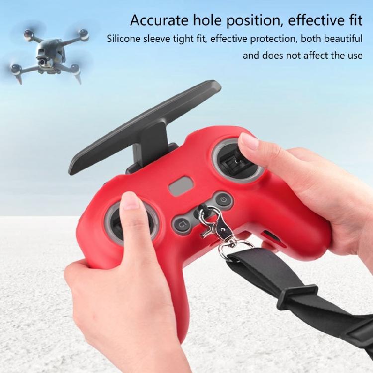 Capa de Silicone Soft Touches para Controle Remoto de Drone Avata 2/FPV Combo com /sem Corda de Pendurar Alça