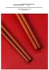 Red Sandalwood Chicken Wing Wood Chopstick Set - Single-Chopstick Gift Box, Paint-Free, Wax-Free, Ideal for New Year Gifts.